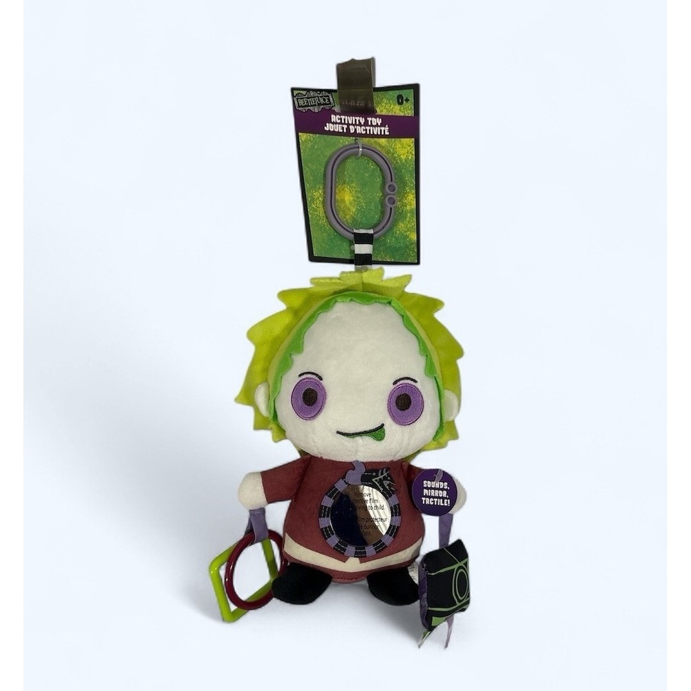 Beetlejuice Baby Activity Plush Toy Warner Bros Clip On-Teether-MultipleActivity